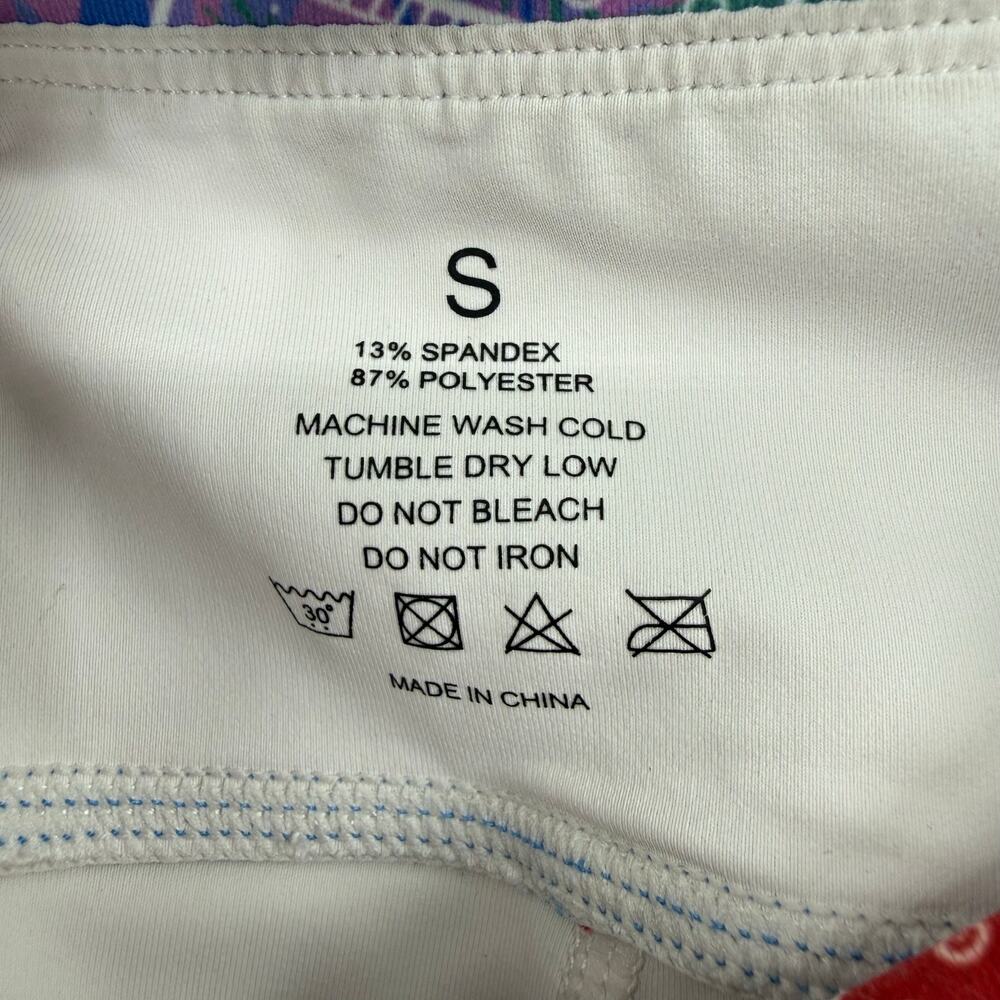 Wodbottom Size Small Booty‎ Shorts Rainbow Crown Exercise Athleticwear Active - Picture 4 of 4